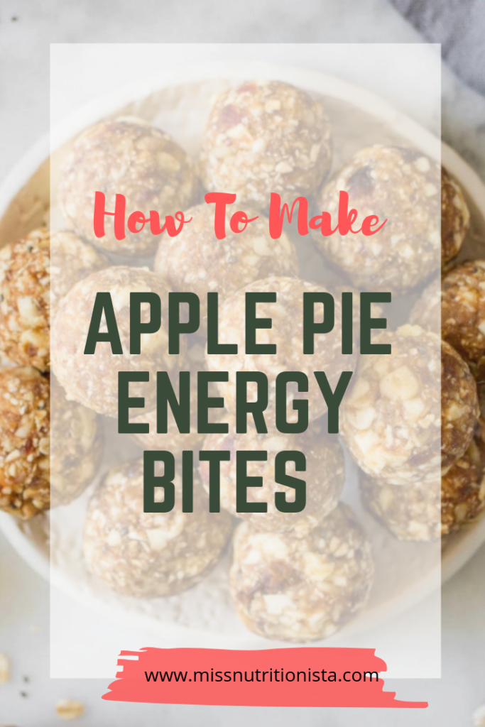Apple Pie Energy Bites